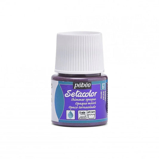 Pintura de tela Setacolor Opaco Tornasolado Pebeo 45ml