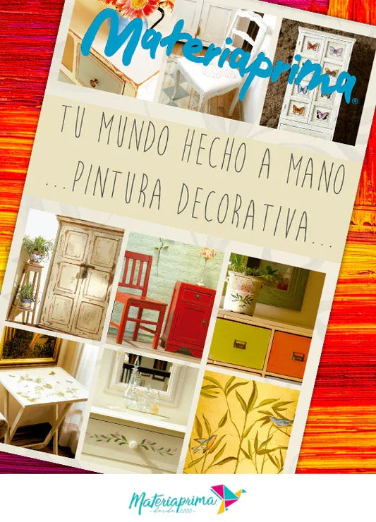 Tu Mundo Hecho a Mano Pintura Decorativa - Digital