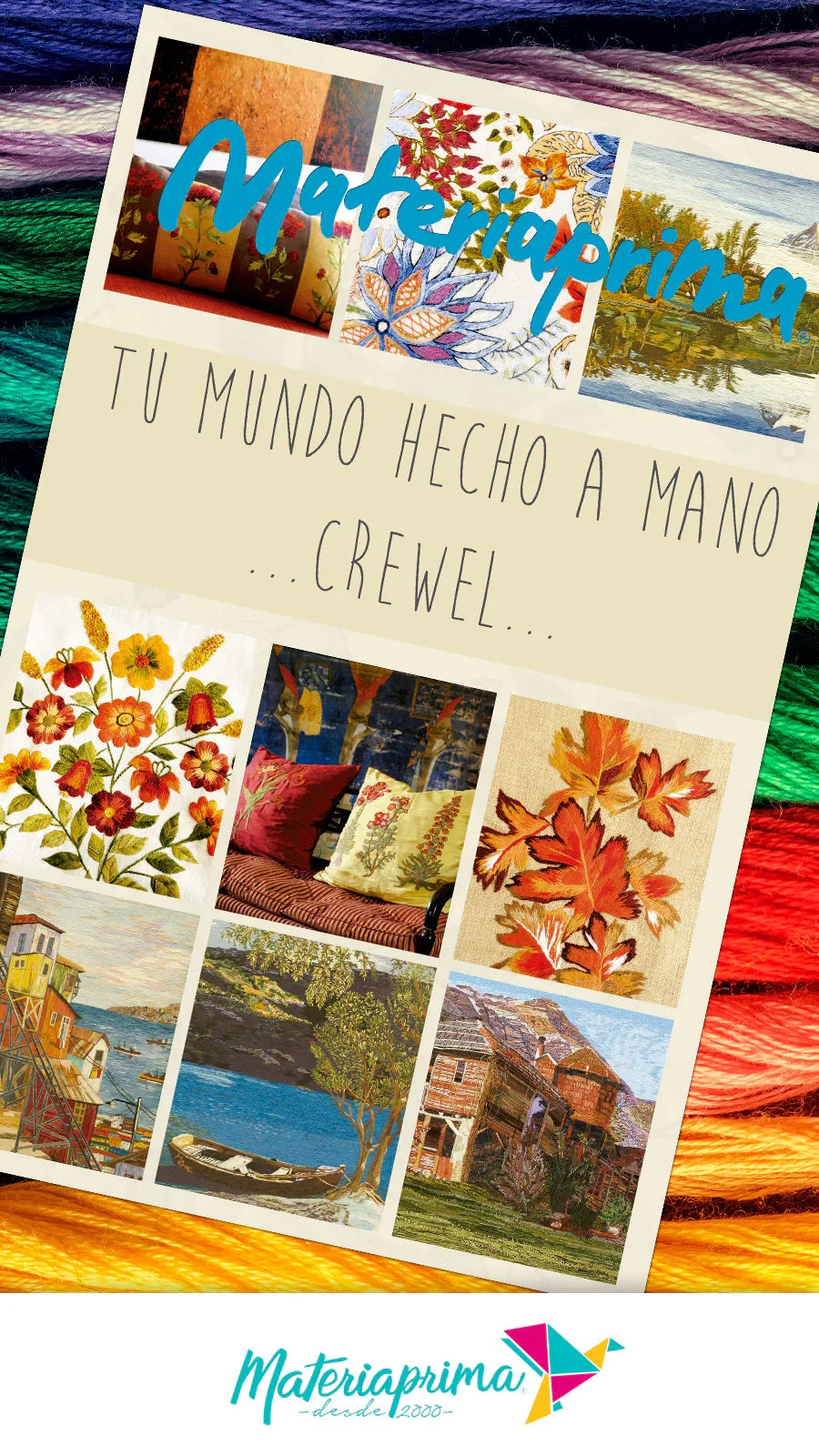 Tu Mundo Hecho a Mano Crewel - Digital