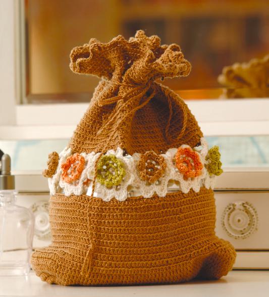 Bolsito con Guarda de Flores