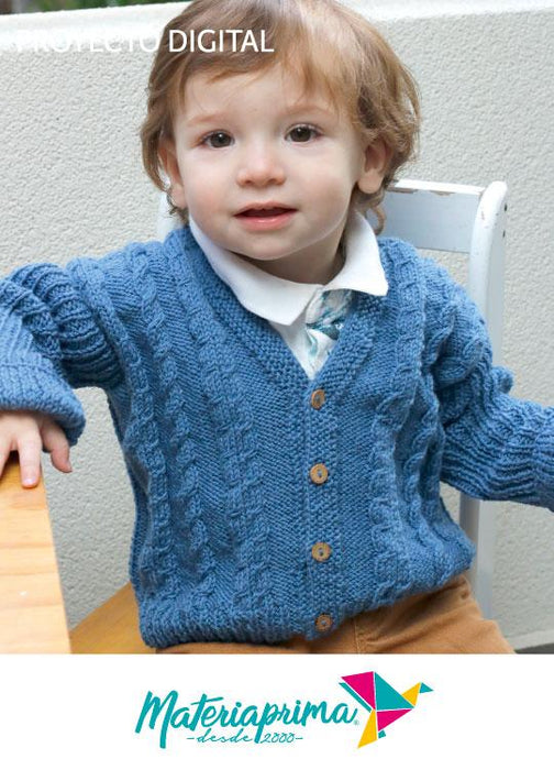 Chaleco Niño Trenza