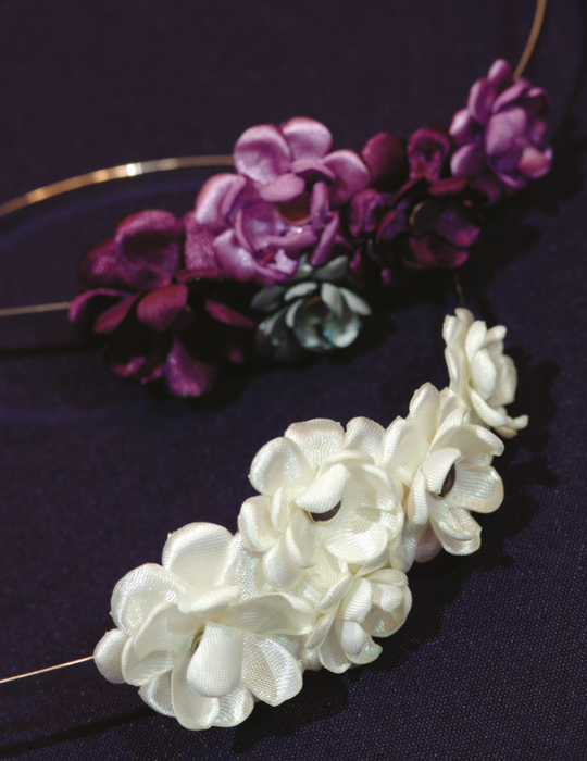 Flores en Raso