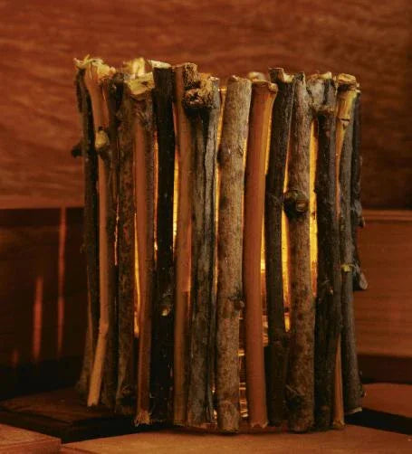 Porta Velas en Vasos de Vidrios