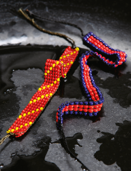 Pulsera Mostacilla en Telar Egipcio
