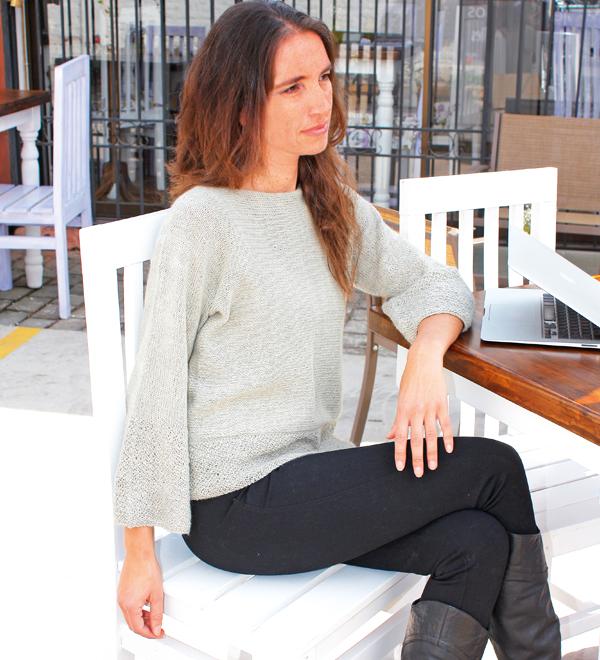 Suéter Cashmere Color Perla