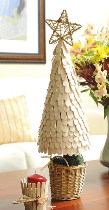 Árbol de Navidad Palitos de Madera