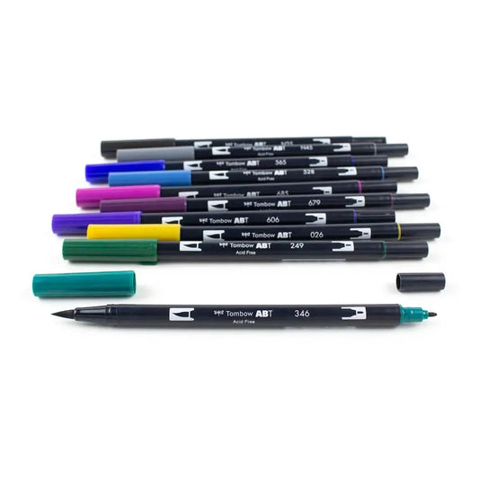 Set Dual Brush Pen Colores Bohemian Tombow
