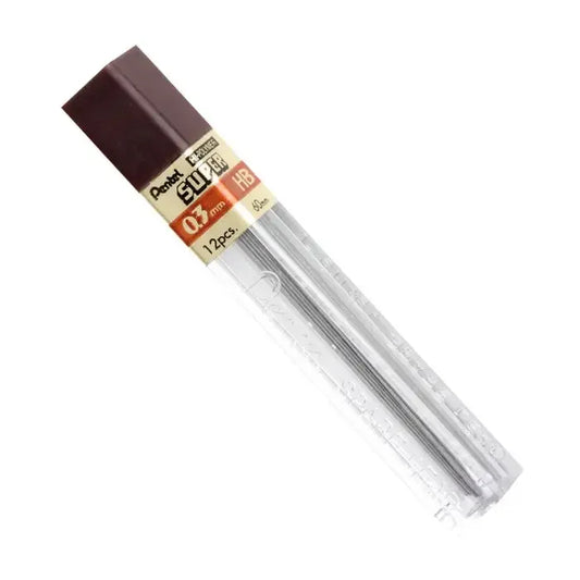 12 Minas 0,3 Grado HB Pentel