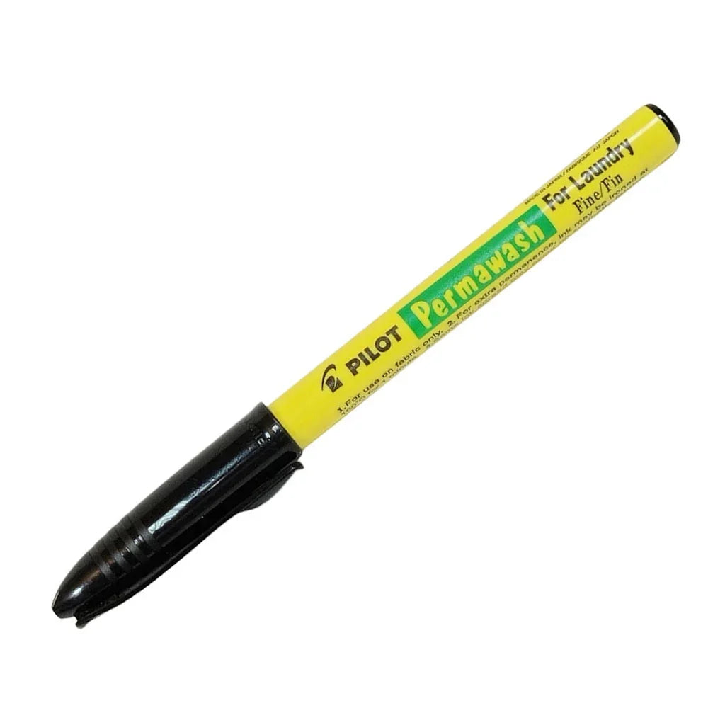 Marcador para Ropa Pilot Permawash Negro