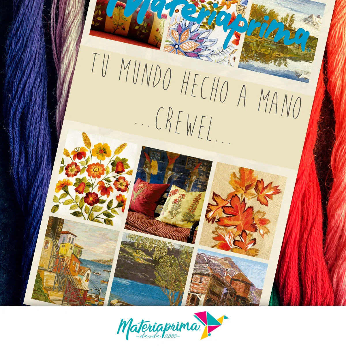 Tu Mundo Hecho a Mano Crewel - Digital