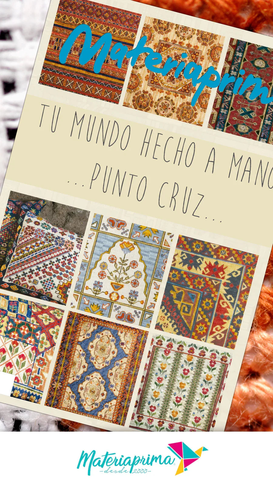 Tu Mundo Hecho a Mano Punto Cruz - Digital