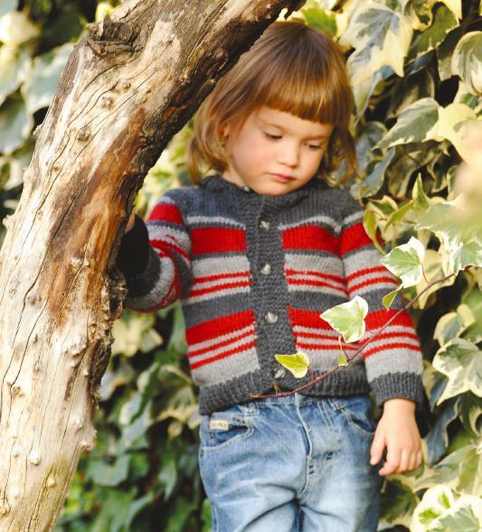 Chaleco Rojo y Gris