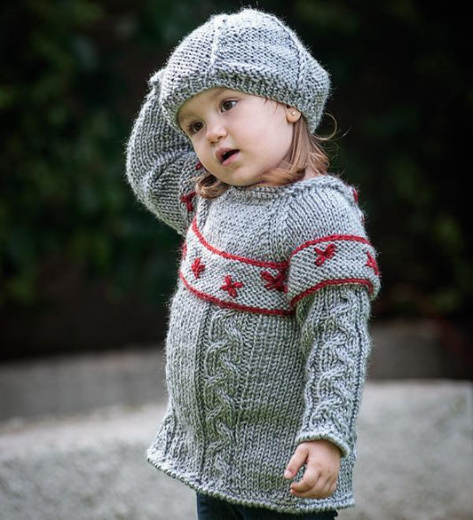 Chomba Gris con Gorro