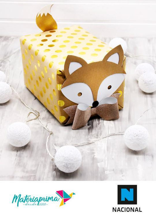 Caja de Regalos con Zorro