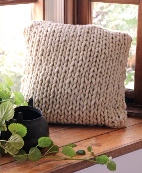 Cojín a Palillo Color Crudo