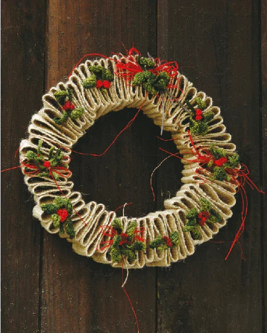 Corona con Yute y Crochet