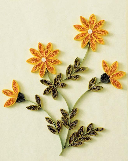 Filigrana de Papel, Flores Silvestres