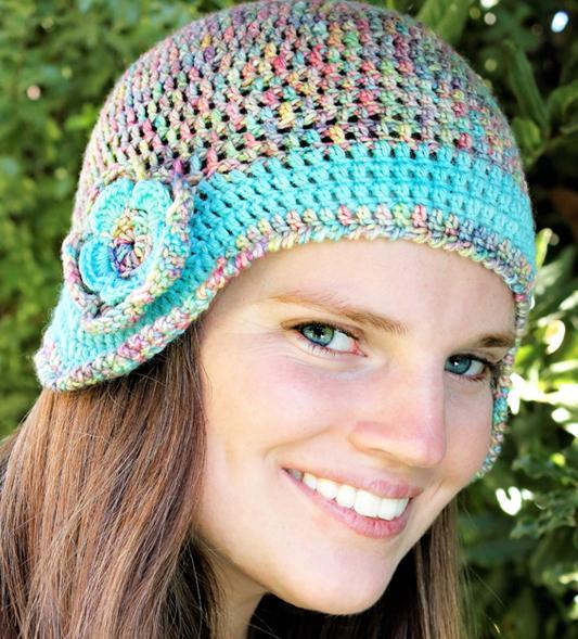 Gorro con Flor