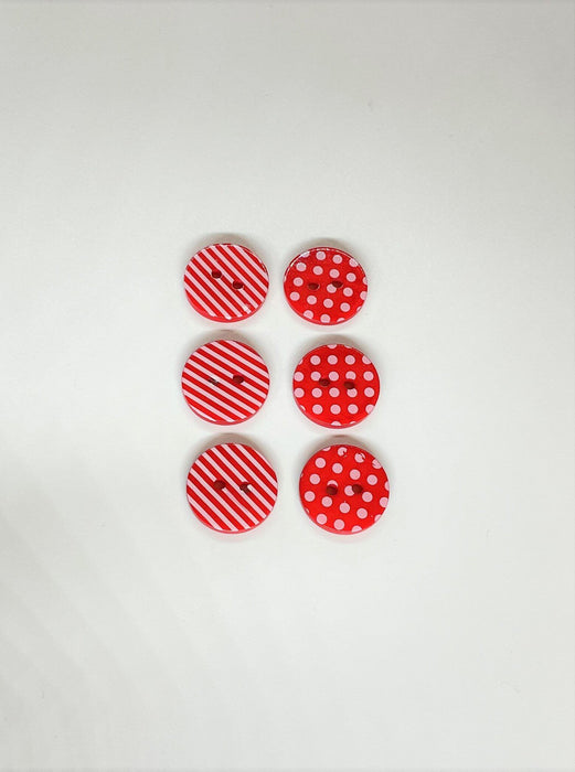24- Botones Líneas y Puntos en Rojo