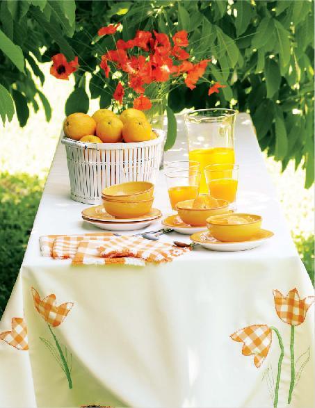Mantel Tulipanes