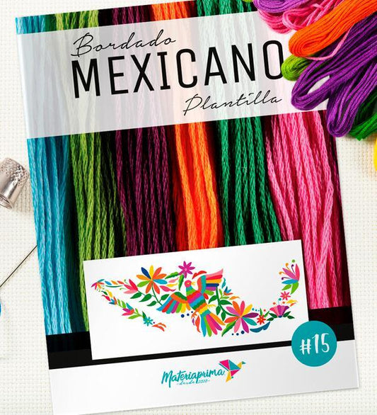 Patrón Bordado Mexicano N°15