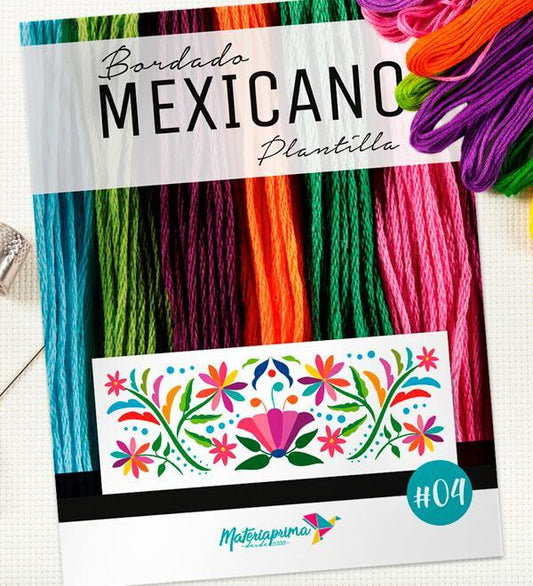 Patrón Bordado Mexicano N°4
