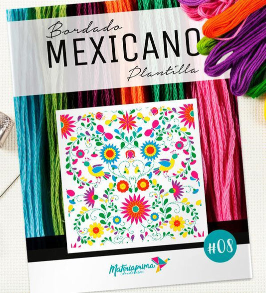 Patrón Bordado Mexicano N°8