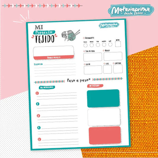 Planilla de Tejido