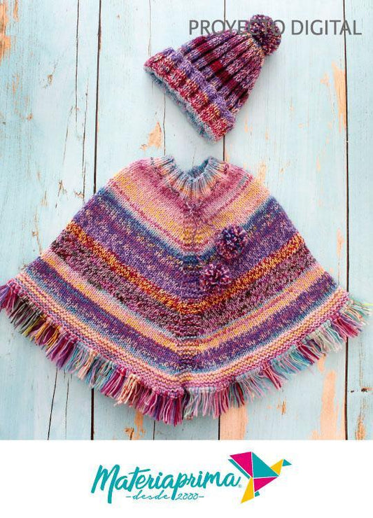 Poncho con Gorro