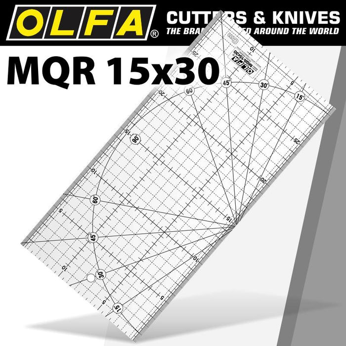 MQR 15X30 Quilt Ruler