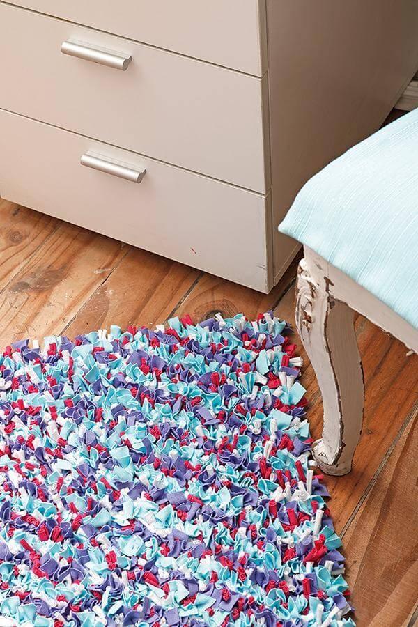 Bajada de Cama con Retazos de Trapillo