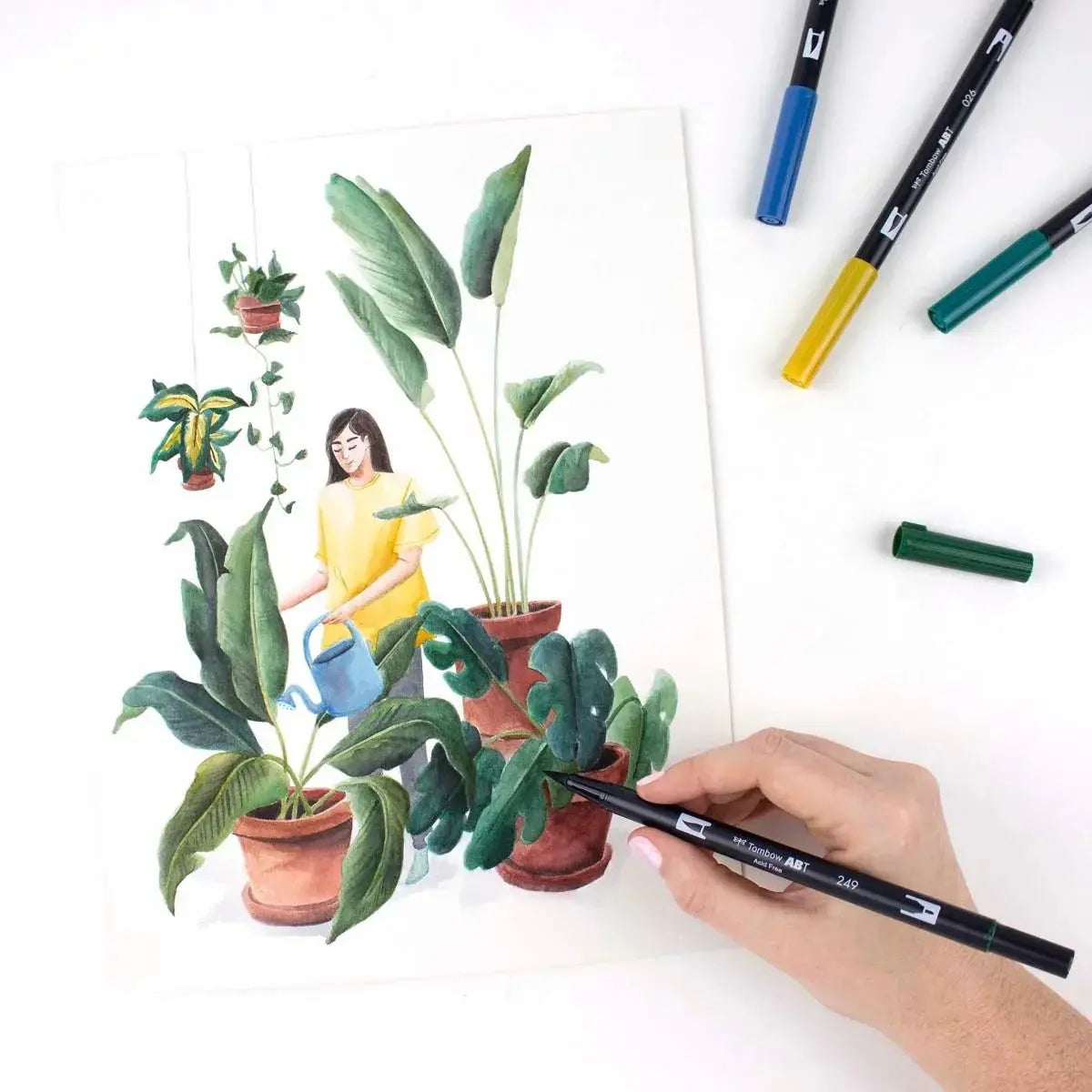 Set Dual Brush Pen Colores Bohemian Tombow