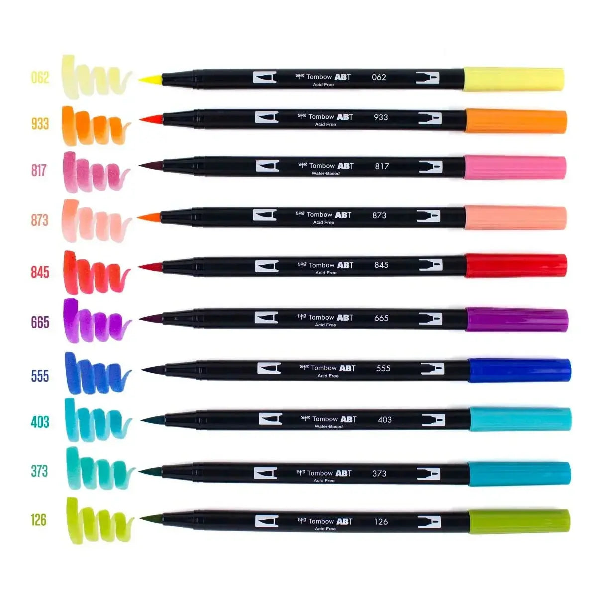 Set Dual Brush Pen Retro Tombow