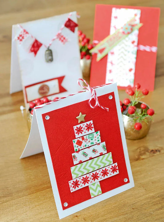 Tarjeta con Árbol de Navidad